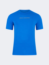 Oil & Gaz Comfortable Men Sportwear T-Shirt R-Neck Royal Blue