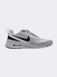 حذاء لايف ستايل رجالي Nike Air Max Nuaxis رمادي/أوبسيديان/أبيض