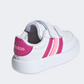 Adidas Breaknet 2 Infant-Girls Sportswear Shoes White/Fuchsia/Pink