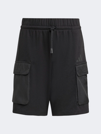 شورت رياضي للأولاد من Adidas Utility أسود