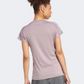 Adidas Essentials Minimal Branding Women Training T-Shirt Shadow Fig