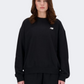 New Balance Sport Essentials French Terry Women Lifestyle Sweatshirt Black