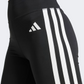 Adidas Optime Essentials 3-Stripes Flared Women Training Tight Black/White