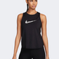 Nike One Swoosh Hbr Women Running Tank Black/White