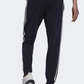 Adidas Essentials Warm Up Tapered 3 Stripes Men Sportswear Pant Legend Ink/White