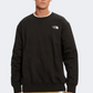 The North Face سويت شيرت رجالي أسود أساسي مريح للحياة اليومية