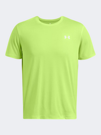 تيشيرت جري رجالي Under Armour Launch مورف أخضر/عاكس