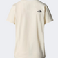 The North Face Foundation Coordinates Graphic Women Hiking T-Shirt White Dune
