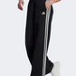 Adidas Essentials 3 Stripes French Terry Wide Women Sportswear Pant Black/White