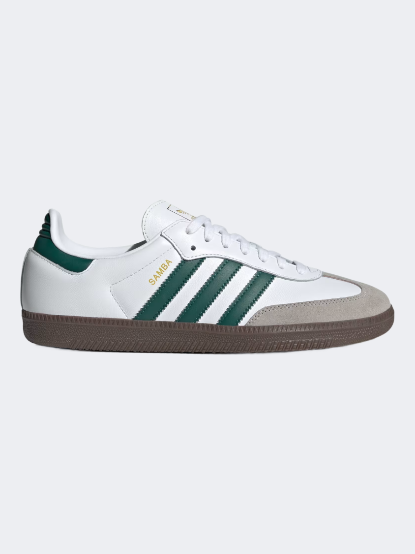 Adidas Samba Og Unisex Original Shoes White/Green/Granite