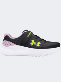 Under Armour Surge 4 Ac Ps أحذية جري أولاد أسود/أصفر/أرجواني