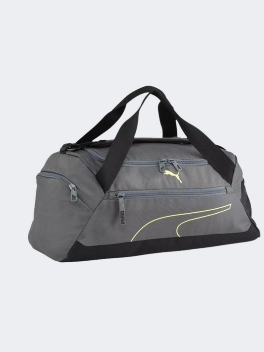 Puma Fundamentals Sports S Men Lifestyle Bag Grey/Lime Sheen