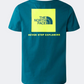 The North Face Redbox Box Graphic Boys Lifestyle T-Shirt Blue/Yellow