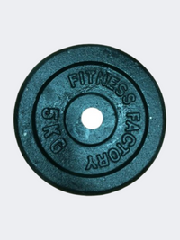 أوزان غير محددة الجنس مطلية من فيتنس فاكتوري 5 كجم باللون الأسود