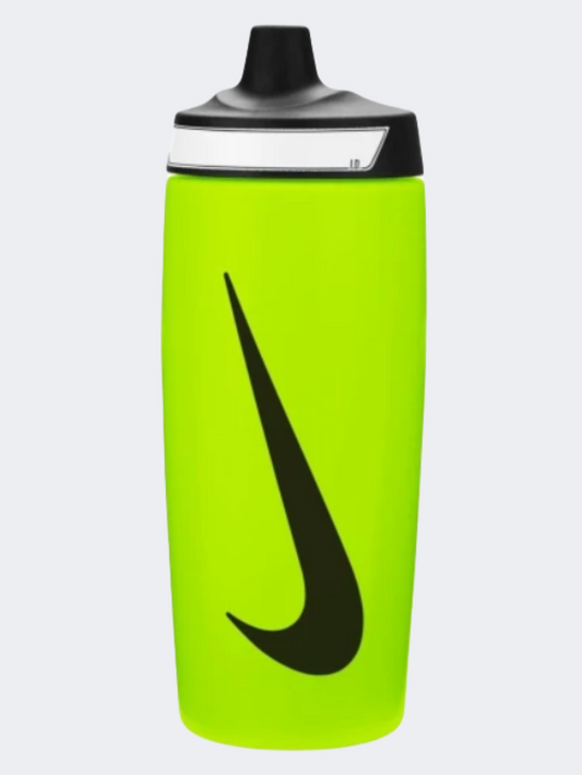Nike Refuel 18 Oz Unisex Training Water Bottle Volt/Black
