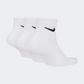 Nike Everyday Plus Cushioned 3 Pack Unisex Training Sock White/Black