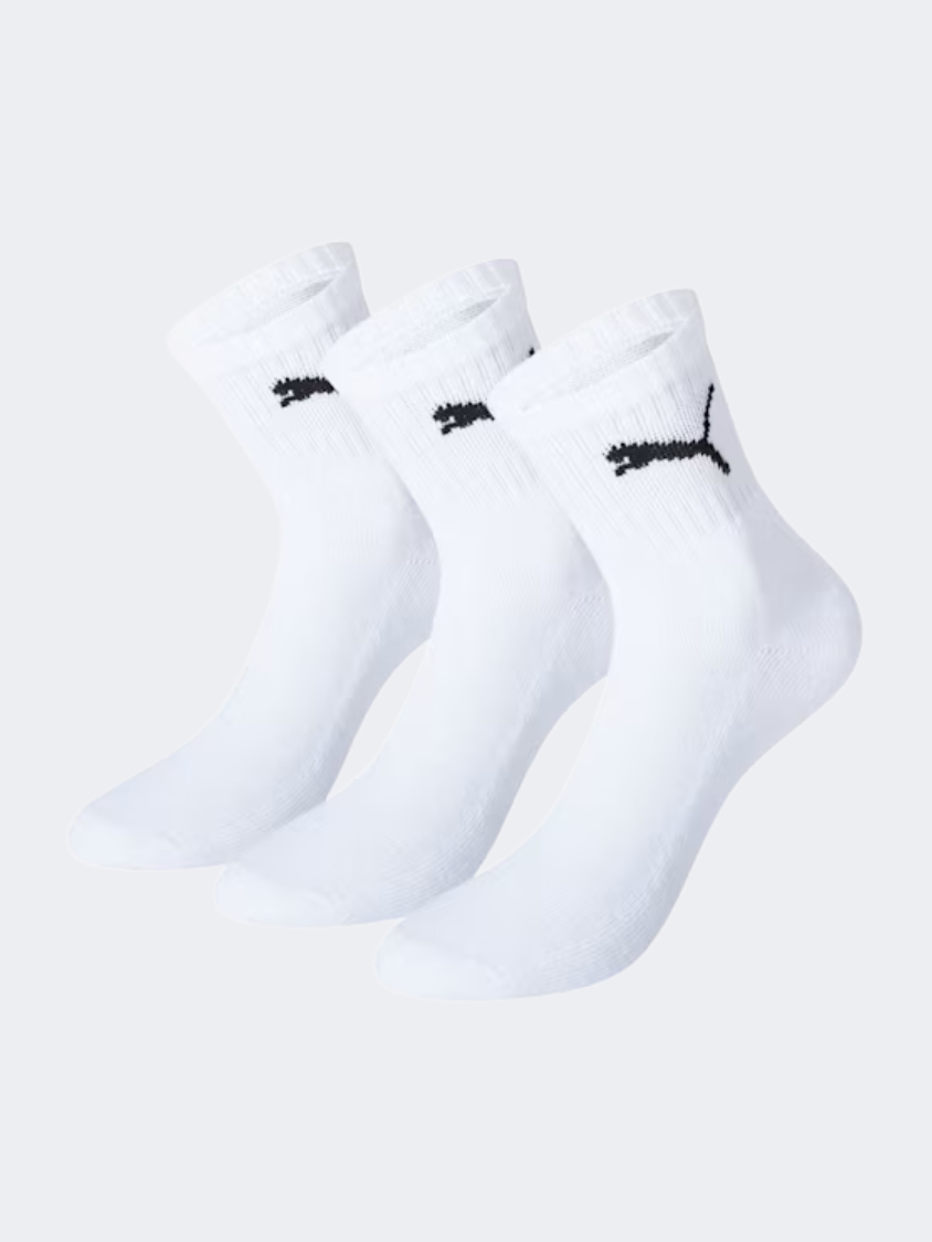 Puma Short 3P Unisex Lifestyle Sock White