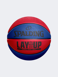 Spalding Lay Up Men Basketball Ball Blue/Red