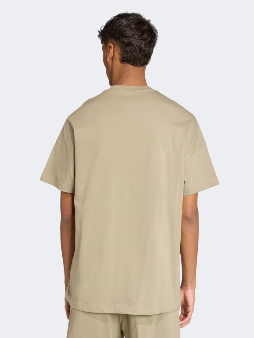 Adidas All Szn Men Sportswear T-Shirt Silver Pebble