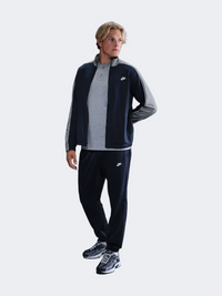 طقم رياضي رجالي من نايك للنمط الحياتي بلون أوبسيديان/رمادي/أبيض