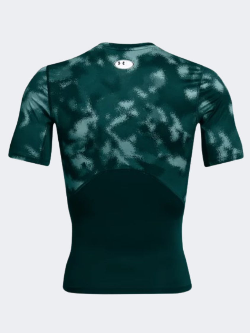 Under Armour Hg Armour Printed Men Training T-Shirt Hydro Teal/White