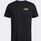 Under Armour Logo Court Men Basketball T-Shirt Black/Yellow