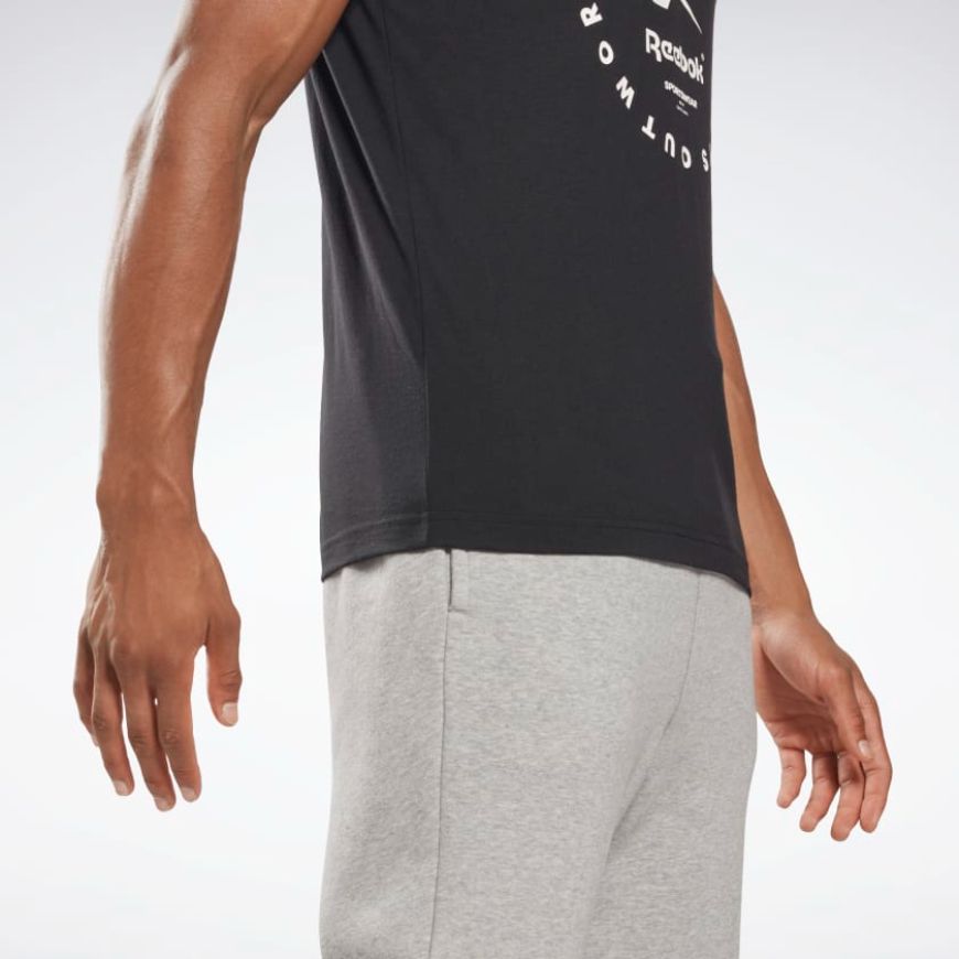 Reebok Graphic Series Men Training T-Shirt Black