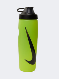 Nike Refuel Bottle Locking Lid 700 Ml زجاجة ماء تدريب للجنسين أخضر/أسود