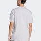 Adidas Lounge Still Life Lemons Graphic Men Sportswear T-Shirt Light Grey Heather