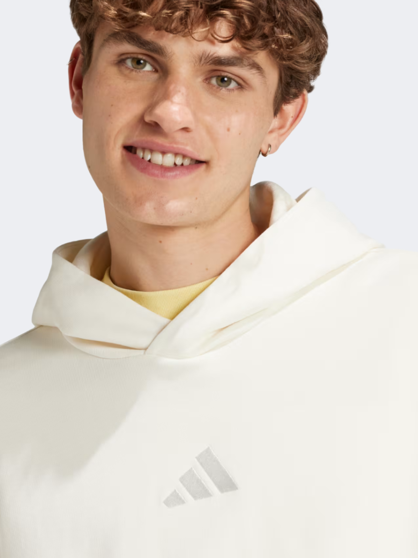 Adidas All Szn French Terry Men Sportswear Hoody Off White