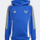 هودي كرة القدم للأولاد من Adidas ميسي أزرق/أبيض/أصفر