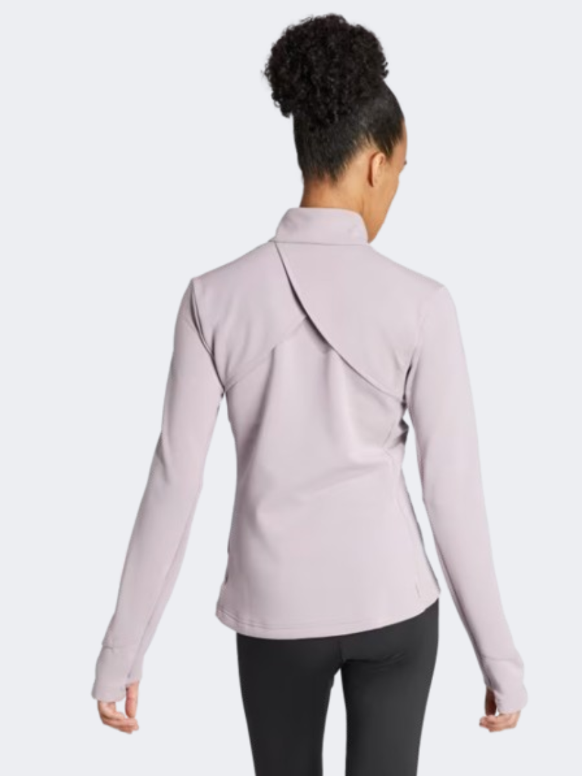 Adidas Cover Up Women Training Jacket Preloved Fig