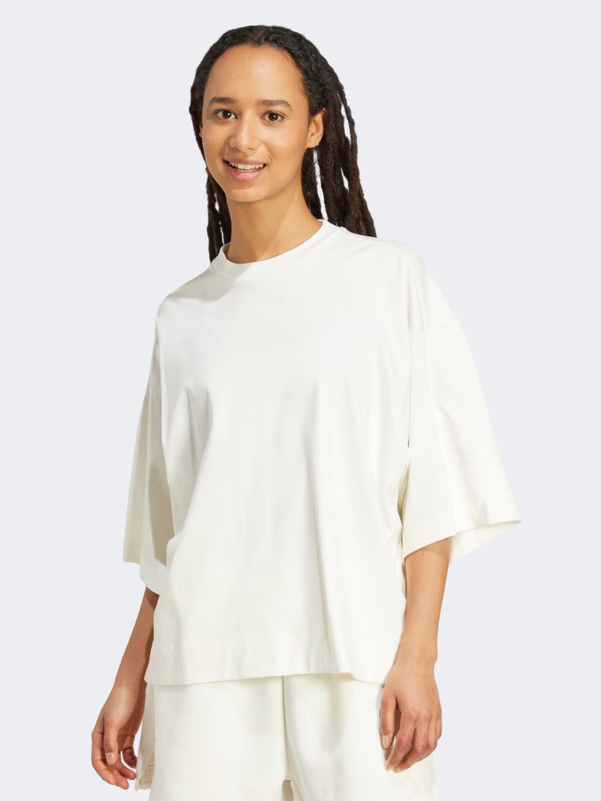 Adidas All Szn Women Sportswear T-Shirt Off White