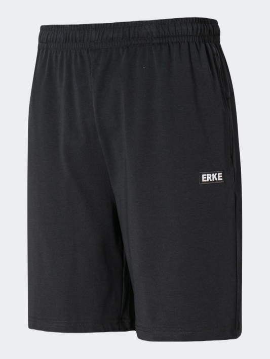 Erke Knitted Men Lifestyle Short Black