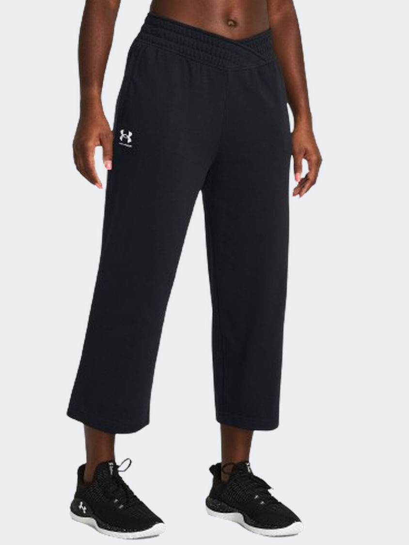 Under Armour Rival Terry Women Lifestyle Pant Black/White