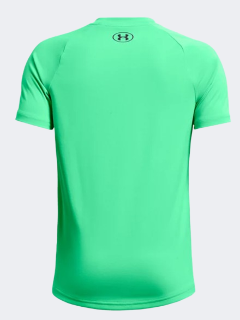 Under Armour Tech 2 Boys Training T-Shirt Vapor Green/Black