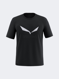 Salewa Solidlogo Dry Men Hiking T-Shirt Blackout
