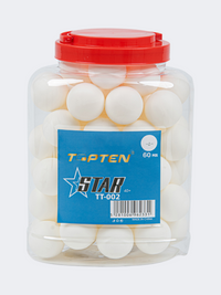 Top Ten 60Pcs Tennis Ball White