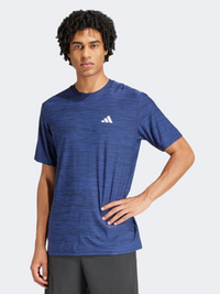 Adidas Train Essentials Stretch Men Training T-Shirt Dark Blue