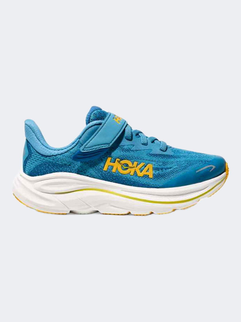 حذاء جري للأولاد Hoka Clifton 10 Ps - أزرق ألبين