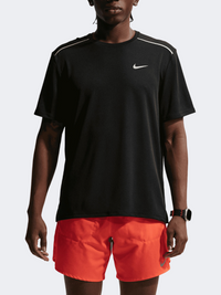 تيشيرت جري رجالي Nike Df Miler Uv باللون الأسود
