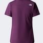 The North Face Easy Women Lifestyle T-Shirt Black Currant Purple
