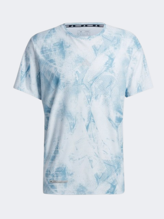 Adidas Ultimate Men Running T-Shirt Halo Blue/Grey