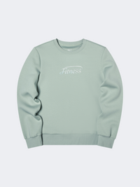 Erke Pullover Women Training Sweatshirt Light Jade Green