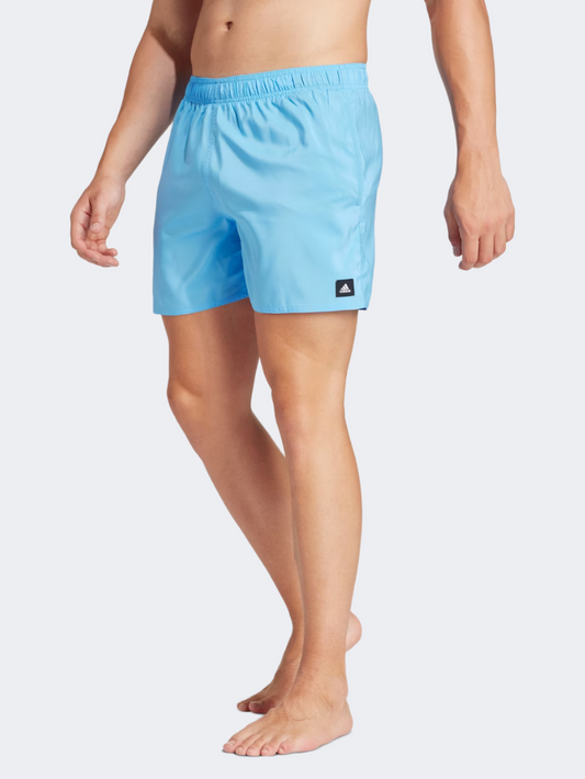 Adidas Solid Clx Classic-Length Men Swim Swim Short Blue Burst/Black