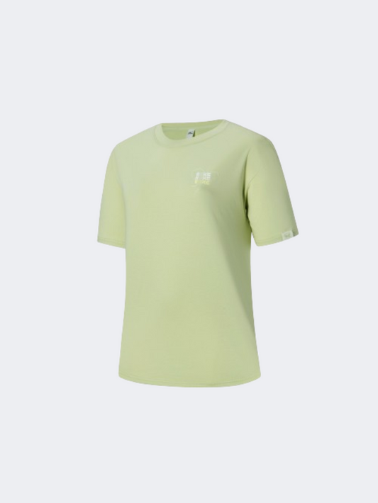 Erke Crew Neck Women Training T-Shirt Green