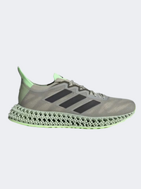 Adidas 4Dfwd 3 أحذية جري رجالية رمادي/أسود/فضي
