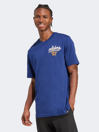Adidas Food Sauce Graphic Men Sportswear T-Shirt Dark Blue