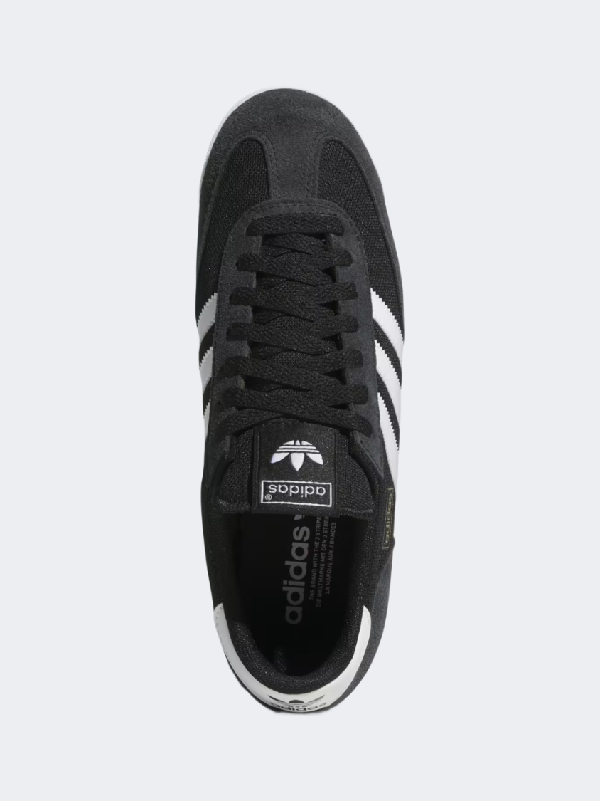 أحذية Adidas R71 Originals للرجال باللون الأسود/الأبيض/الذهبي