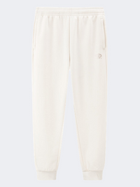 بنطال تدريب نسائي محبوك قصير إركي باللون الأبيض الجليدي